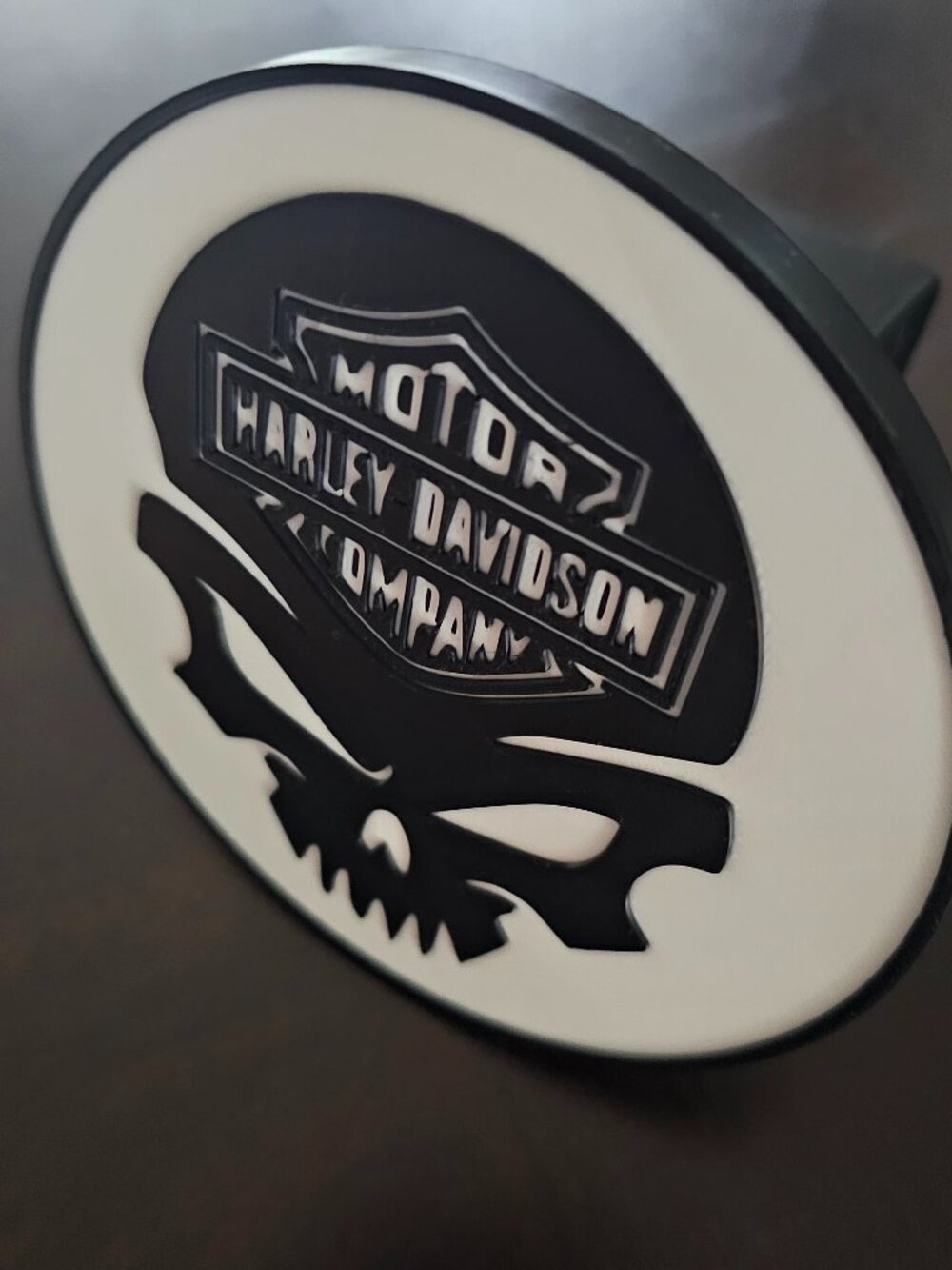 Harley Davidson Skull Rider Hitch Cover – Fits 2" Receiver